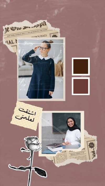 قالب Back To School Design, download and edit for free من أندلسي