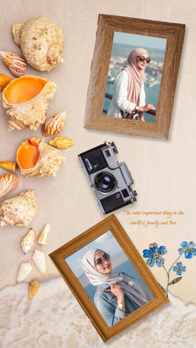 قالب Design Collage Frame, download and edit for free من أندلسي