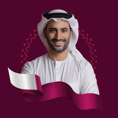 قالب Qatar Day Design, Profile, download and edit for free من أندلسي