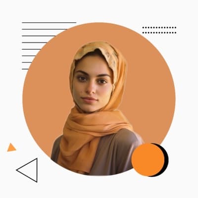 قالب تصميم بروفايل أنثوي، للتحميل والتعديل مجاناً من أندلسي