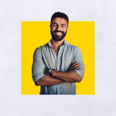 قالب تصميم بروفايل احترافي, للتحميل والتعديل مجاناً من أندلسي