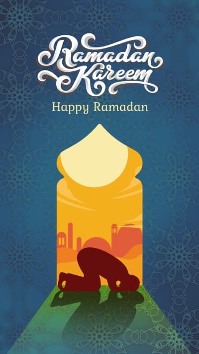 قالب Ramadan Design, English template, download and edit for free من أندلسي