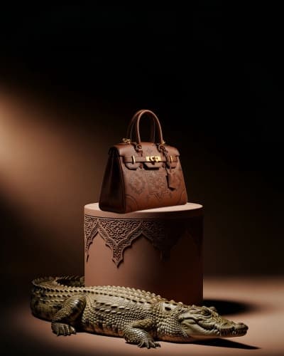 قالب Luxury Leather Bag Design, download and edit for free من أندلسي