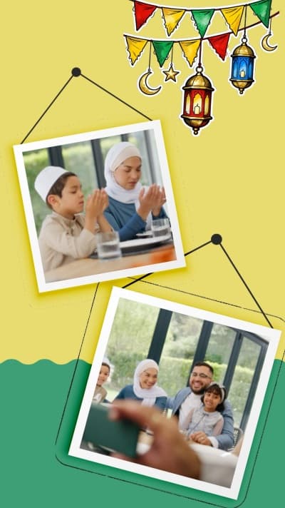 قالب Design Ramadan, Photo Collage, download and edit for free من أندلسي