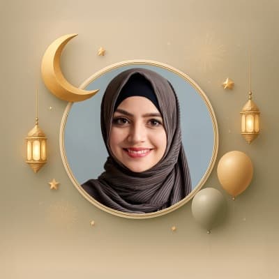 قالب Design Eid al-Fitr, Profile, download and edit for free من أندلسي