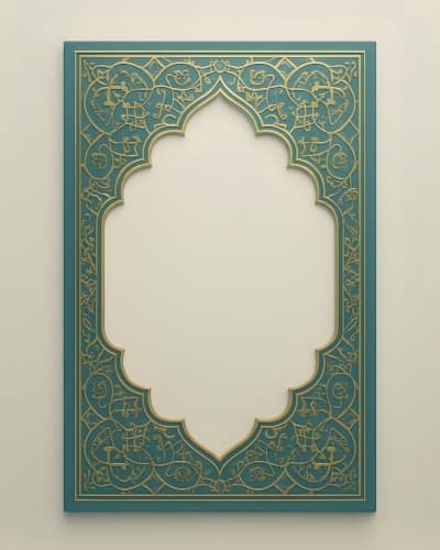 قالب Islamic Card Design, download and edit for free من أندلسي