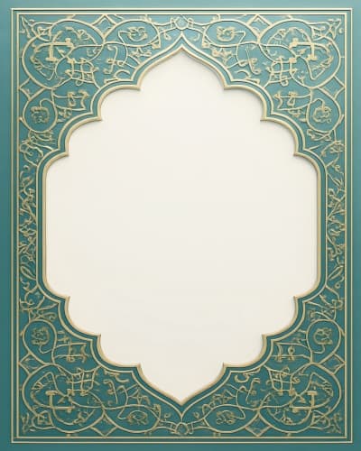 قالب Design of Umrah Greeting Card, download and edit for free من أندلسي