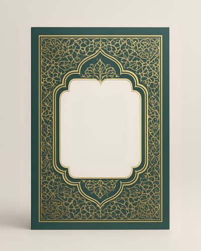 قالب Islamic Card Design, download and edit for free من أندلسي