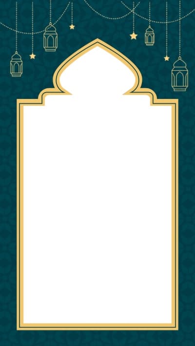 قالب Design Ramadan Empty Card, download and edit for free من أندلسي