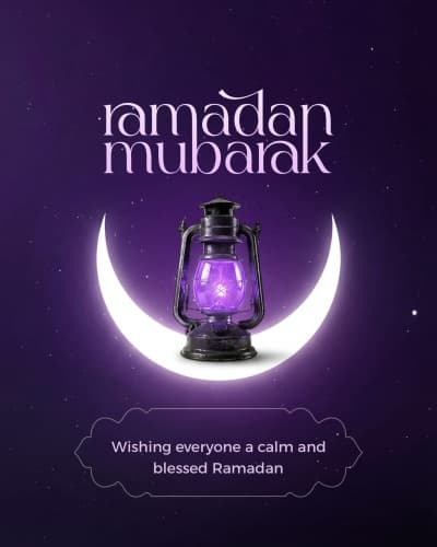 قالب Ramadan Design, download and edit for free من أندلسي