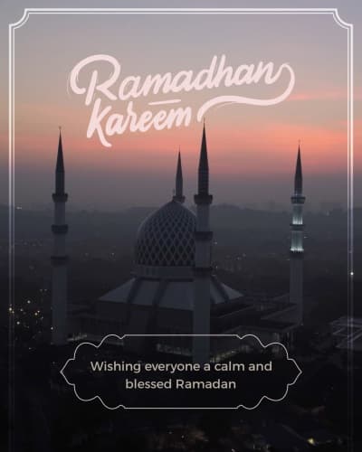 قالب Design Ramadan English, download and edit for free من أندلسي