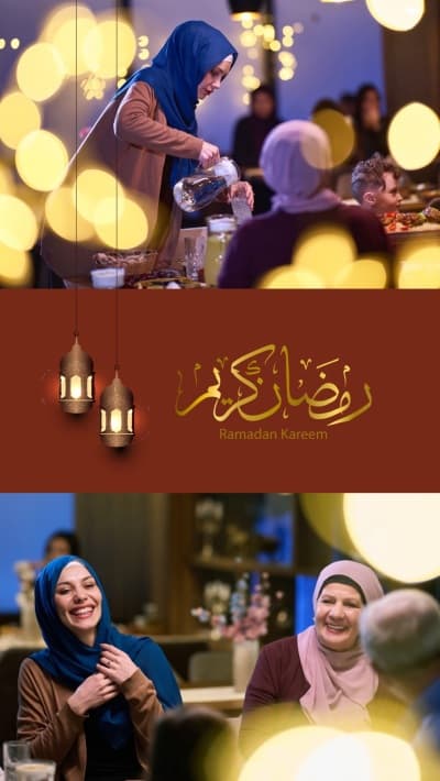 قالب Ramadan Design, Photo Collage, download and edit for free من أندلسي