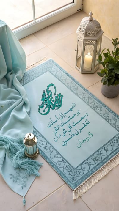 قالب تصميم دُعاء رمضان، للتحميل والتعديل مجاناً من أندلسي