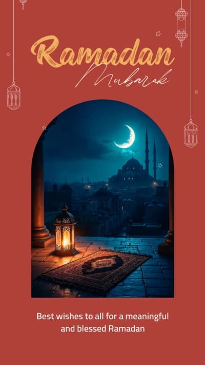 قالب Ramadan Design, download and edit for free من أندلسي