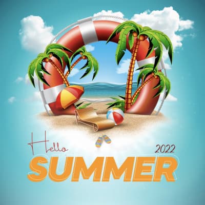 قالب Summer Design, download and edit for free من أندلسي