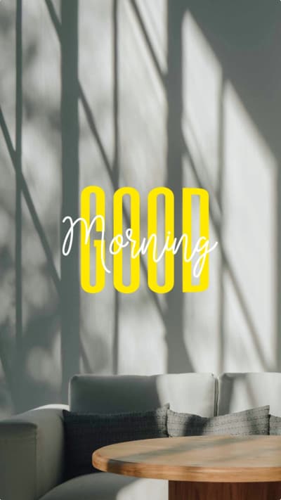 قالب Good Morning Design, download and edit for free من أندلسي