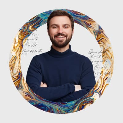 قالب تصميم بروفايل احترافي, للتحميل والتعديل مجاناً من أندلسي