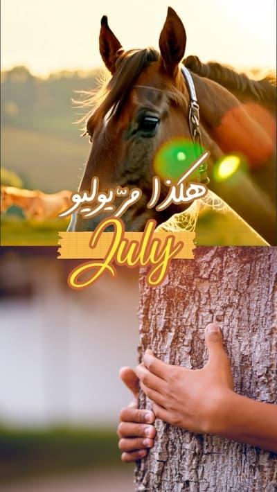 قالب Design July Highlights, download and edit for free من أندلسي