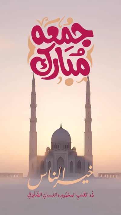 قالب تصميم جمعة مباركة بحديث القلب المخموم من أندلسي
