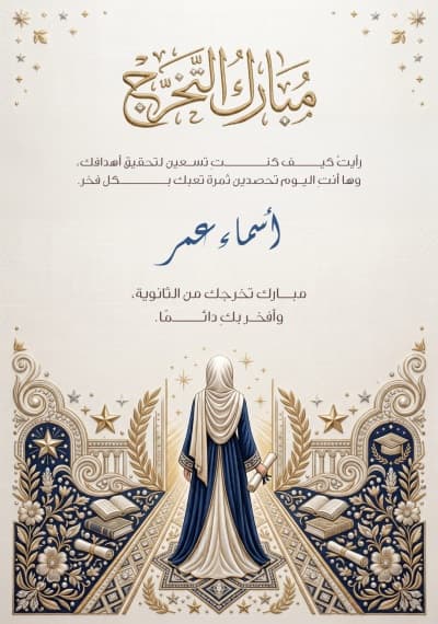 قالب Graduation Design, download and edit for free من أندلسي