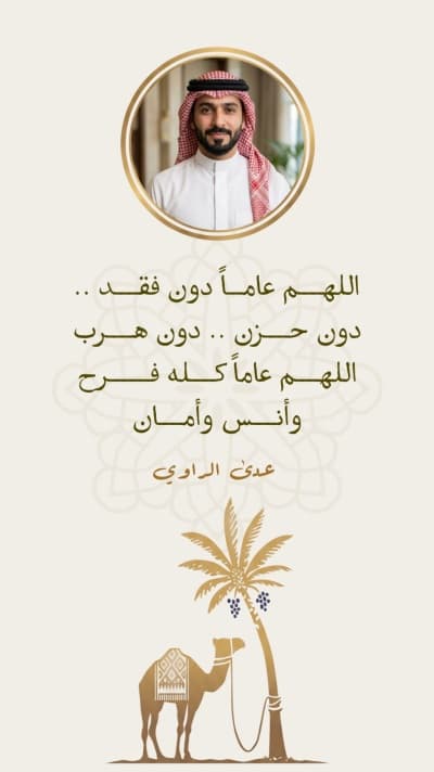 قالب تصميم عام هجري جديد، للتحميل والتعديل مجاناً من أندلسي