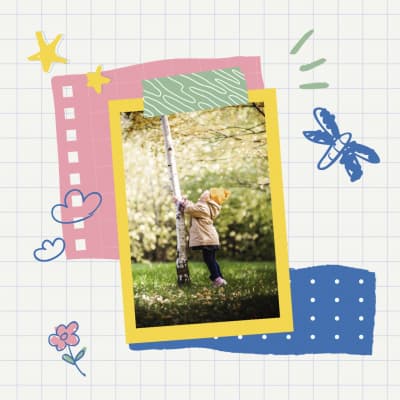 قالب Design Photography of a Child Enjoying Nature, download and edit for free من أندلسي