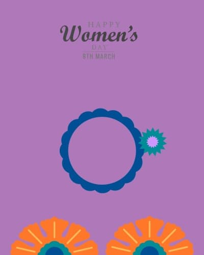 قالب Design for Women's Day, download and edit for free من أندلسي