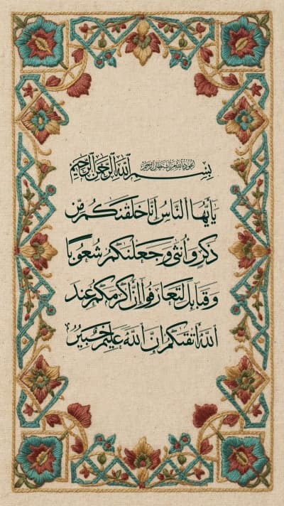 قالب Islamic Design with Floral Patterns, download and edit for free من أندلسي