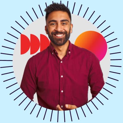 قالب تصميم بروفايل شخصي، للتحميل والتعديل مجاناً من أندلسي