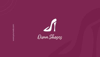 قالب Design Business Card for Dima Shoes, download and edit for free من أندلسي
