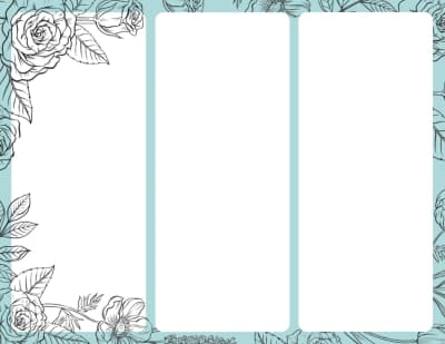 قالب Design Brochure with Floral Accents, download and edit for free من أندلسي