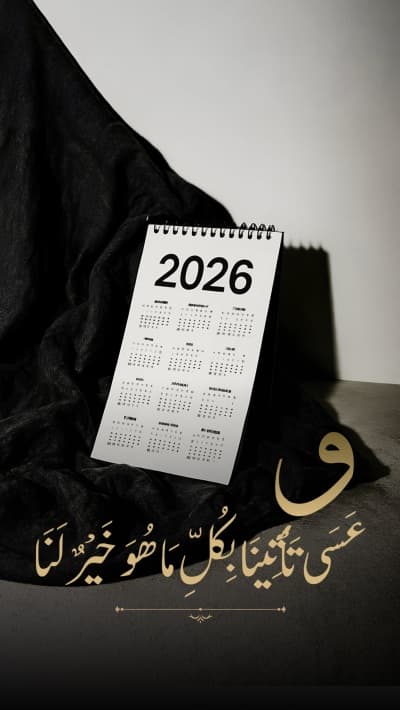 قالب تصميم بطاقة تهنئة بالسنة الجديدة, للتحميل والتعديل مجاناً من أندلسي