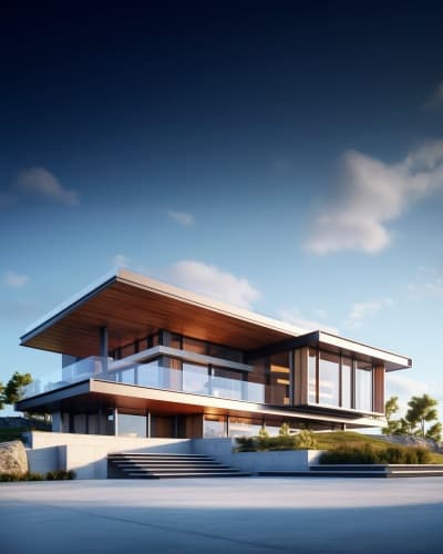 قالب Modern House Design, download and edit for free من أندلسي