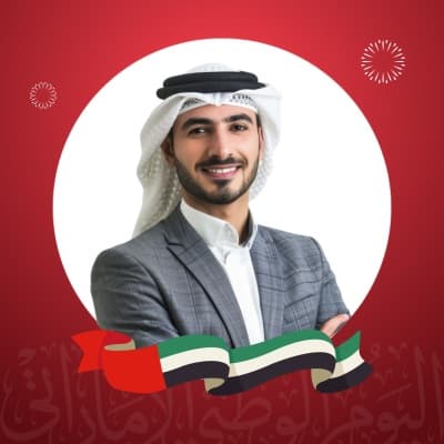 قالب UAE National Day Design, download and edit for free من أندلسي