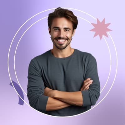قالب Design Profile Smiling, download and edit for free من أندلسي