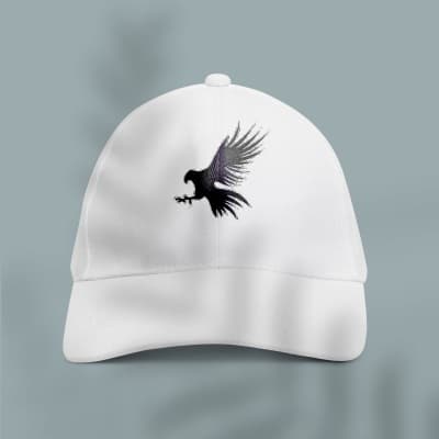 قالب Design Cap with Bird Mockup, download and edit for free من أندلسي