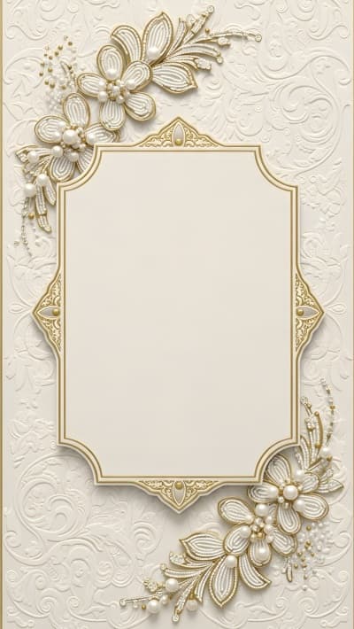 قالب Design Invitation Empty Card, download and edit for free من أندلسي