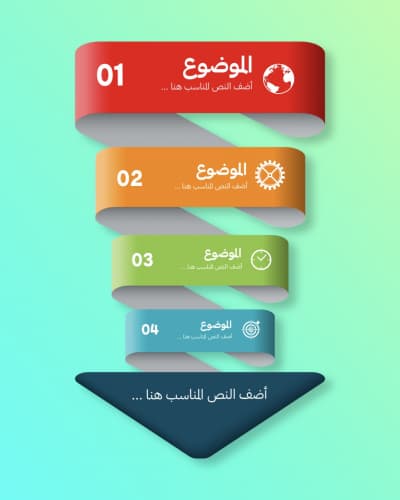 قالب Attractive Infographic Design, download and edit for free من أندلسي