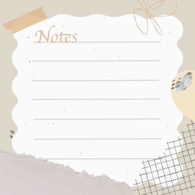 قالب Notes Design, download and edit for free من أندلسي