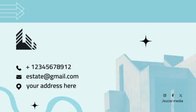 قالب Elegant Business Card Design, download and edit for free من أندلسي