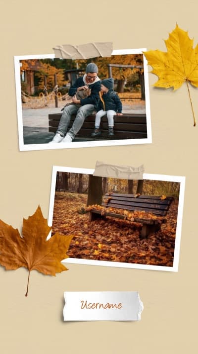 قالب Design Autumn, Mood, download and edit for free من أندلسي