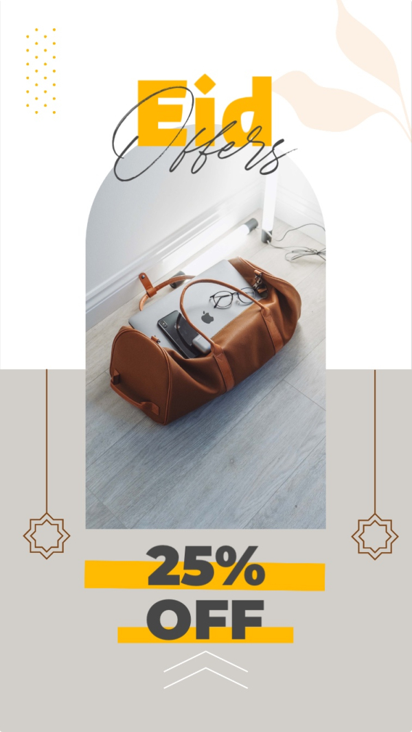 Design for Eid al-Fitr Offer, download and edit for free design template - Eid al-Fitr, Marketing, Story from the Andalusi design app