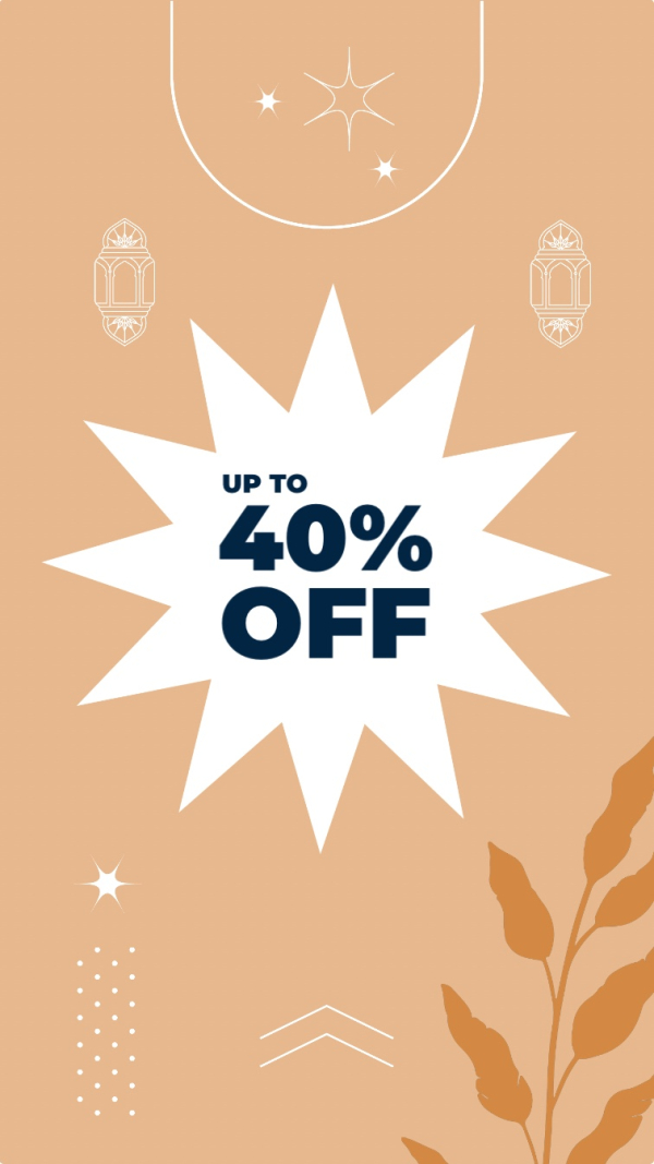 Eid al-Fitr Design, Marketing, Discounts, download and edit for free design template - Eid al-Fitr, Marketing, Discounts from the Andalusi design app