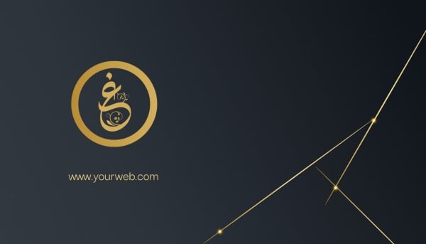 Elegant Business Card Design, download and edit for free design template - Business cards from the Andalusi design app