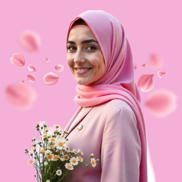 Elegant Female Profile Design, download and edit for free design template - Profile from the Andalusi design app