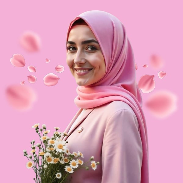 Elegant Female Profile Design, download and edit for free design template - Profile from the Andalusi design app
