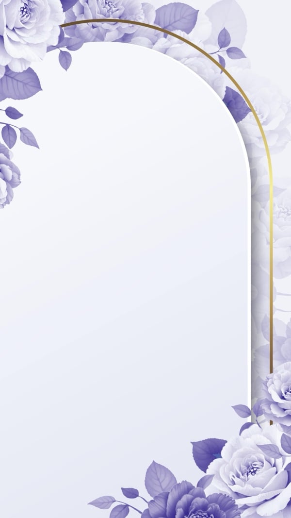 Design Empty Card with Floral Decoration, download and edit for free design template - Invitation Empty Cards, Empty Cards from the Andalusi design app