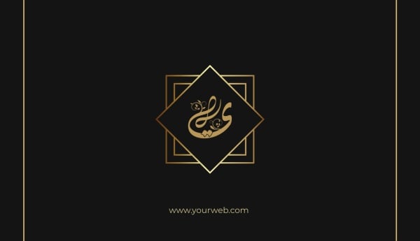 Elegant Business Card Design, download and edit for free design template - Business cards from the Andalusi design app
