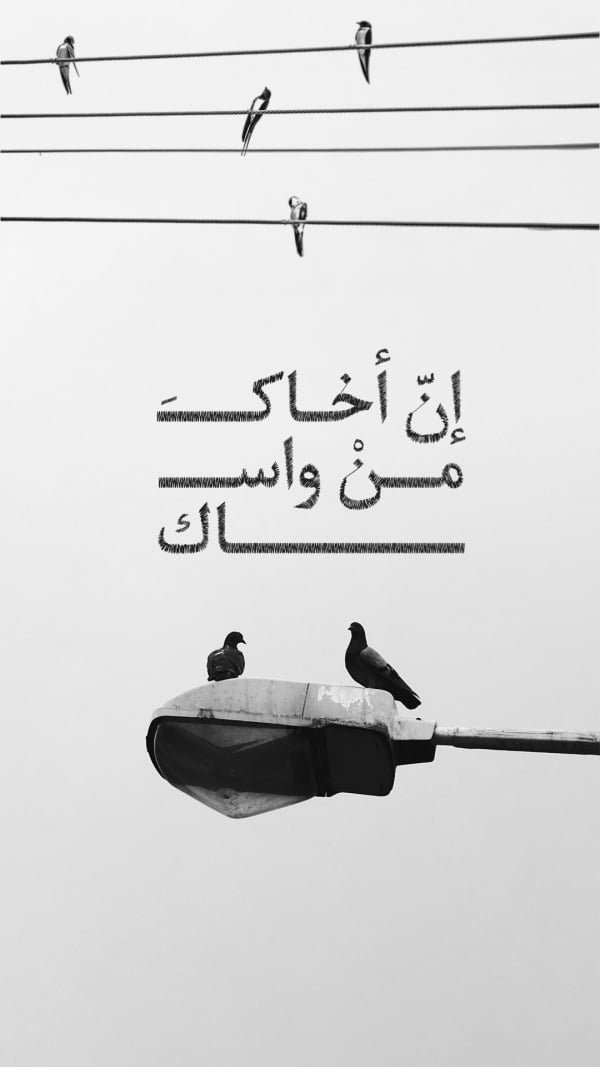Design "Birds on Wires", download and edit for free design template - Quotes from the Andalusi design app