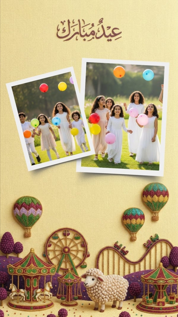 Eid al-Adha Design, Photo Collage, download and edit for free design template - Eid al-Adha, Photo Collage from the Andalusi design app